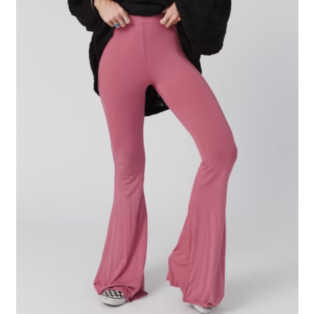 Women’s Pink Flare Pants